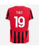 Moške Nogometnih dresov AC Milan Theo Hernandez #19 Domači 2024-25 Kratki rokavi